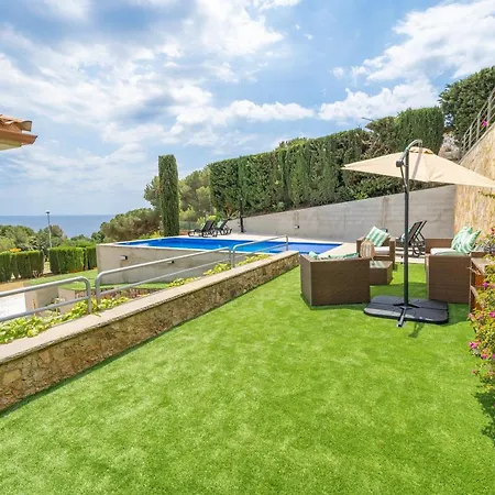 Villa Santa Cristina Lux, Ideal Familias, Frente Al Mar - Cala Treumal Blanes